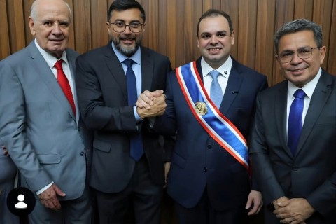 Roberto Cidade e Serafim Corrêa assumem governo do Amazonas em eleição histórica marcada por clima de união política