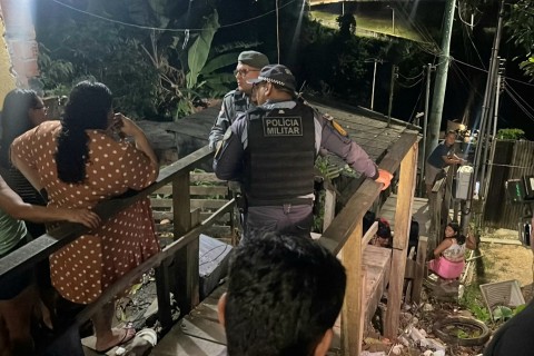 Tir0s e Mort€ no bairro Novo Israel, em Manaus.